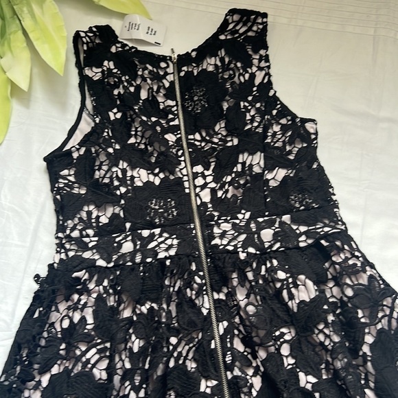 NWT Ricki’s Crochet Lace Fit and Flare Dress - Picture 7 of 9